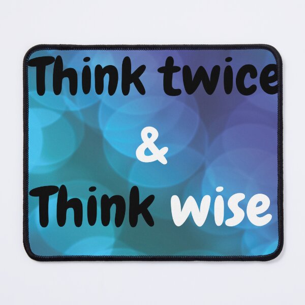 Item preview, Think twice & think wise - Motivational designed and sold by ThamaraiSelvi.