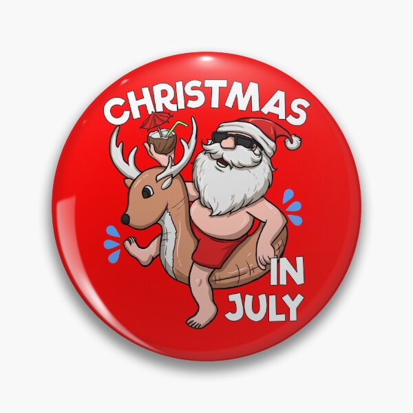 Item preview, Christmas In July Santa Floaty Beach Christmas In July Gear designed and sold by DynamicDesign.