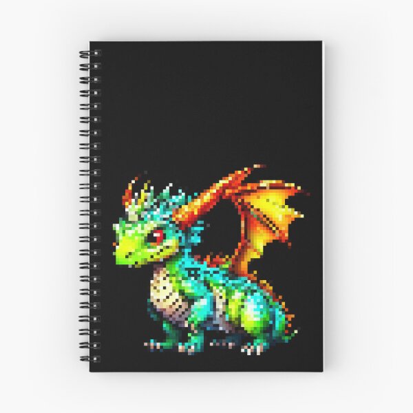 Item preview, Kawaii Dragon Pixel Art designed and sold by NinniShop.