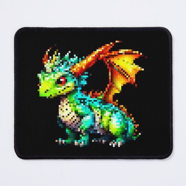 Item preview, Kawaii Dragon Pixel Art designed and sold by NinniShop.