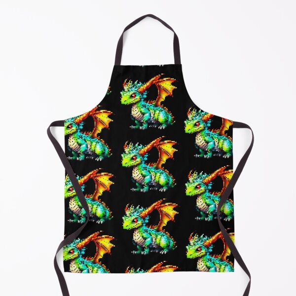 Item preview, Kawaii Dragon Pixel Art designed and sold by NinniShop.