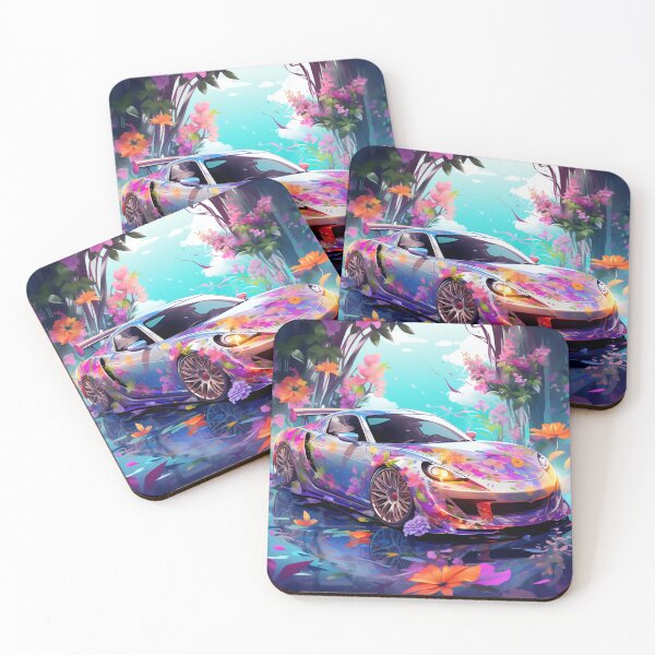 Item preview, Super cars printed on them with flowers designed and sold by WilliamJarvisy.