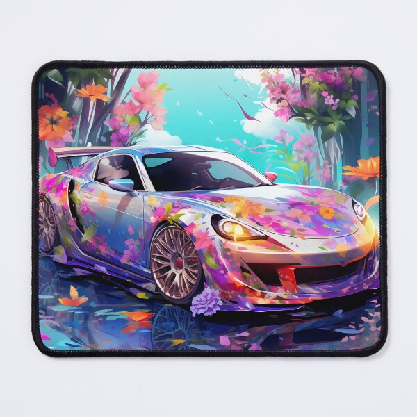 Item preview, Super cars printed on them with flowers designed and sold by WilliamJarvisy.