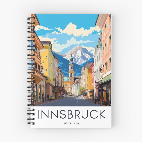 Item preview, A Pop Art Travel Print of Innsbruck - Austria  designed and sold by StudioRedKoala.