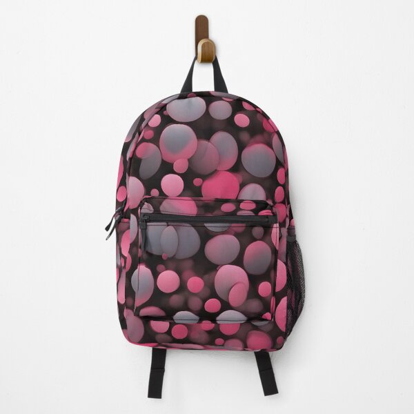 Item preview, Pink bubbles on a black background, designed and sold by Rostislav Bouda.