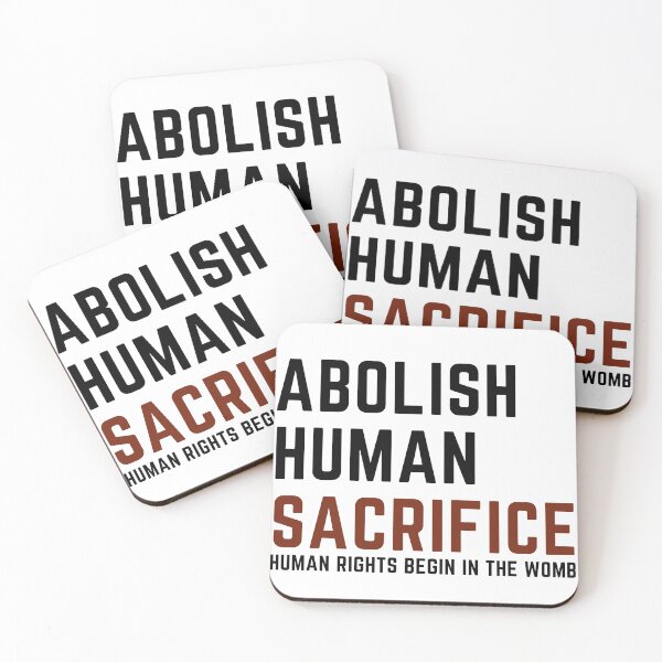Item preview, Abolish Human Sacrifice Human Rights Begin in the Womb designed and sold by NonPCTruths.