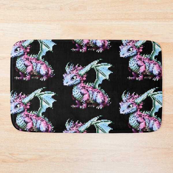 Item preview, Kawaii Dragon Pixel Art designed and sold by NinniShop.