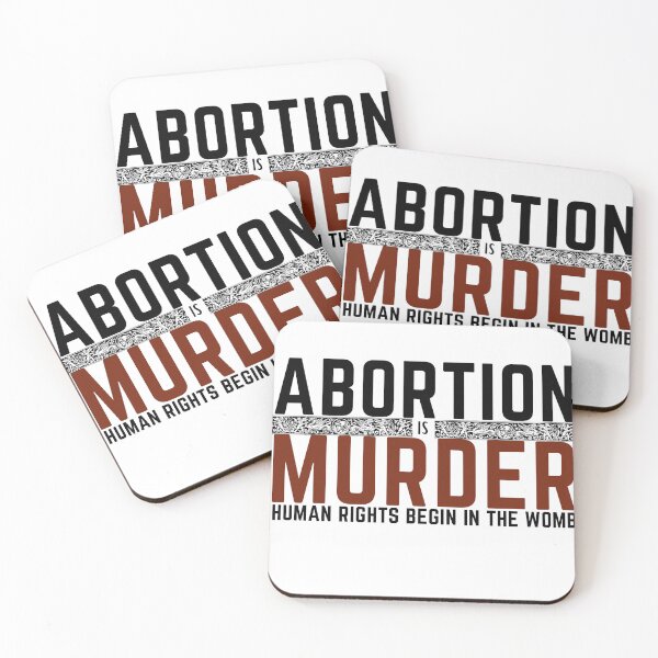 Item preview, Abortion is Murder Human Rights Begin in the Womb designed and sold by NonPCTruths.