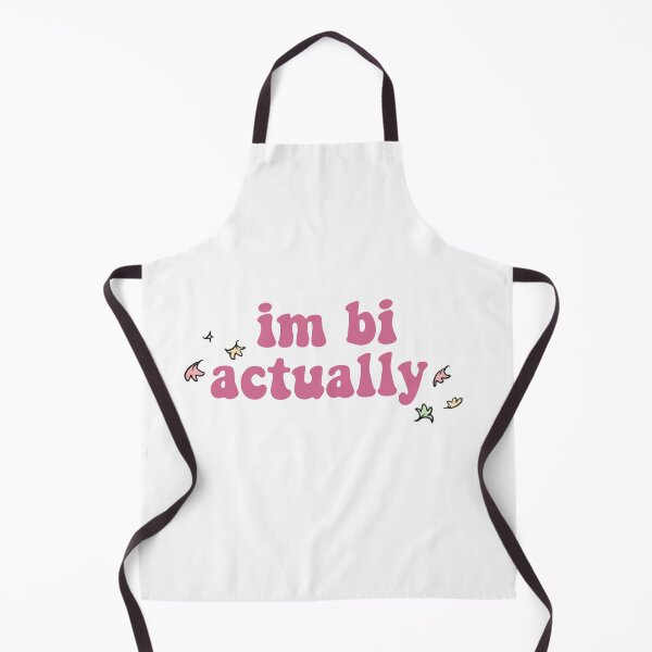 Item preview, im bi actually heartstopper nick nelson quote designed and sold by stickersxbecca.