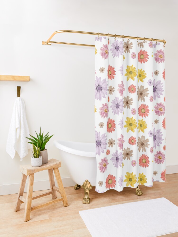 Discover Pattern of Flowers | Shower Curtain
