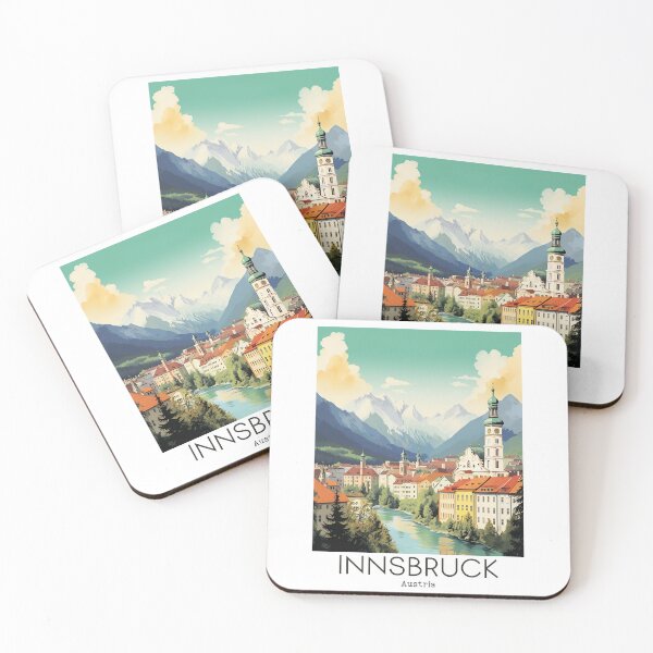 Item preview, A Vintage Travel Illustration of Innsbruck - Austria  designed and sold by GoodOldVintage.