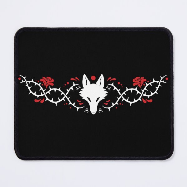 Item preview, Lobo y espinas (blanco) designed and sold by Zelaphas.