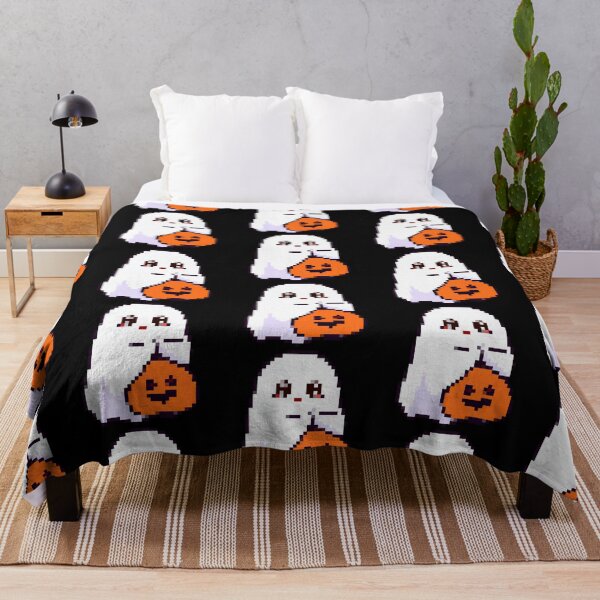 Item preview, Kawaii Ghost Pixel Art designed and sold by NinniShop.