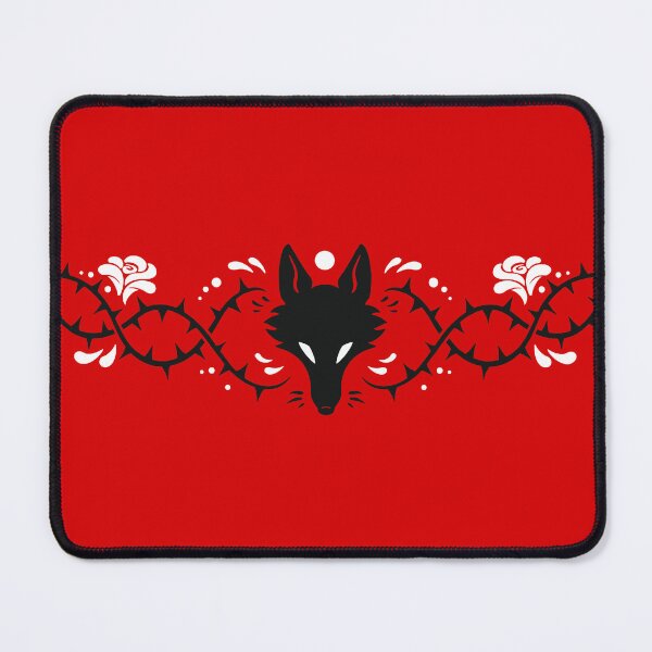 Item preview, Wolf and Thorns (black) designed and sold by Zelaphas.