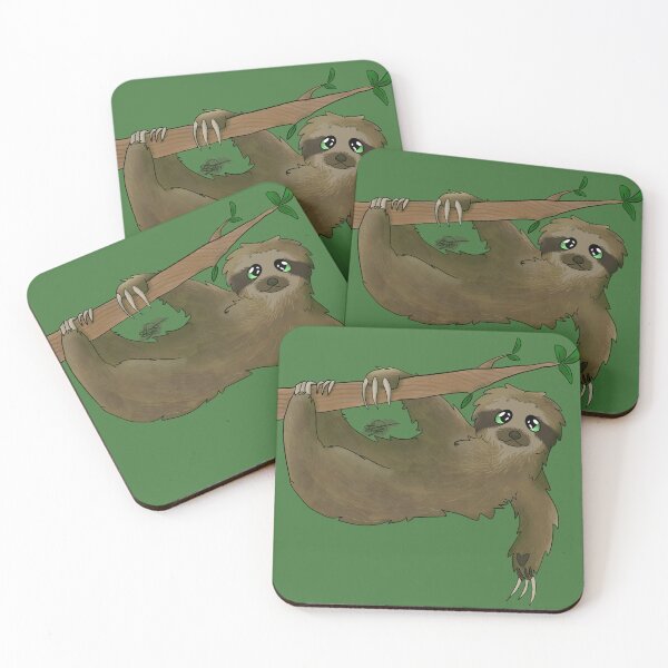 Item preview, sloth hanging on a branch designed and sold by Navided.