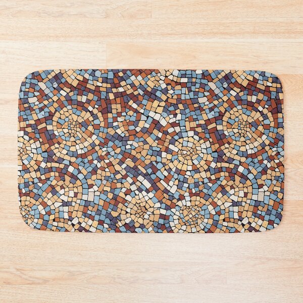 Item preview, Mosaic tile wall with a variety of colors and sizes designed and sold by Salahuddin190.