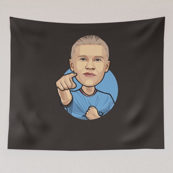 Item preview, Haaland Cartoon Illustration  designed and sold by DANIELROYEA.