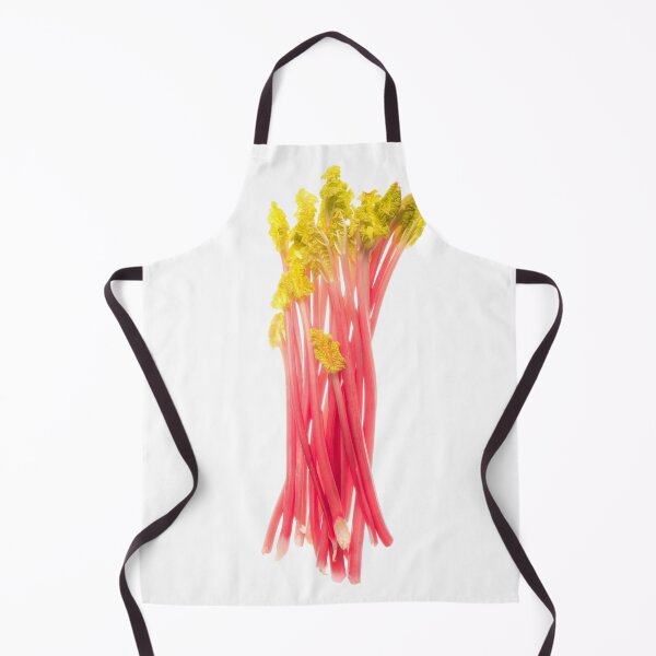 Item preview, Bunch of pink rhubarb stems on white background designed and sold by bailey-cooper.