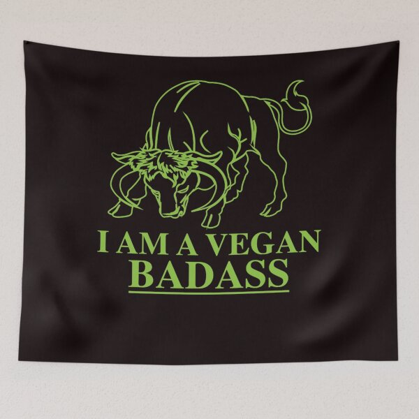 Item preview, I Am A Vegan Badass  designed and sold by CONNIKELLOGG.