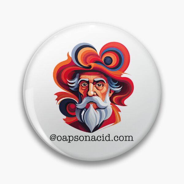 Item preview, @oapsonacid.com - psychedelic old man designed and sold by Totalthrive.