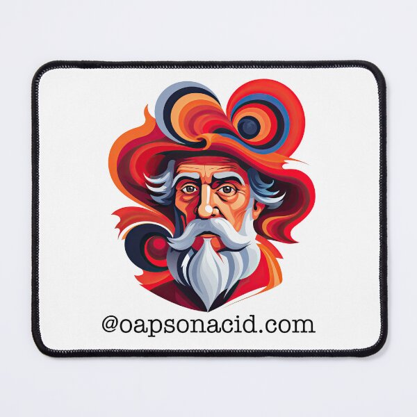 Item preview, @oapsonacid.com - psychedelic old man designed and sold by Totalthrive.