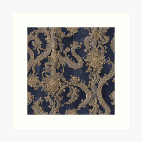 Aperçu de l'œuvre Motifs baroques créée et vendue par CoolPixels.