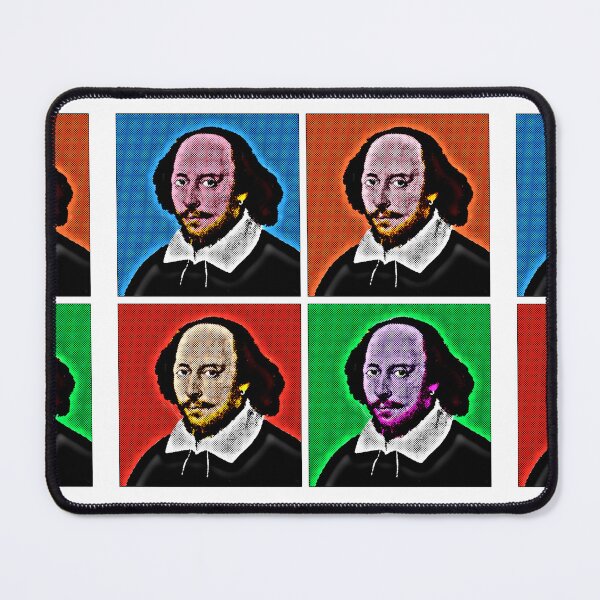 Item preview, Pop Art Portrait of Shakespeare in 4 Colors designed and sold by OnlyPopArt.