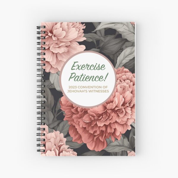 Item preview, 2023 Exercise Patience Convention - Pink Roses designed and sold by BestPlannerShop.