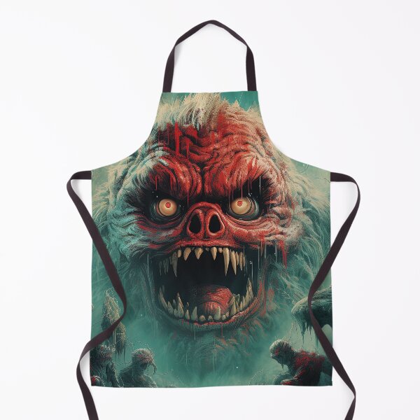 Item preview, Ghoulish Swamp Monster Vintage Horror Movie Poster Painting designed and sold by sμ (smew).