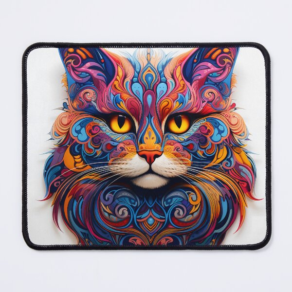 Item preview, Zentangle Cat 1 designed and sold by Red Witch Art.