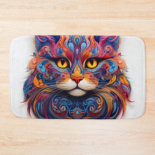 Item preview, Zentangle Cat 1 designed and sold by Red Witch Art.