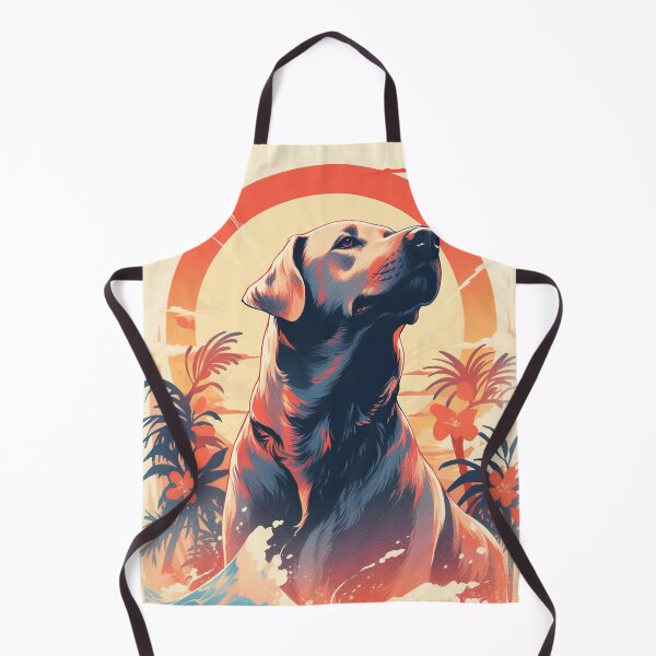 Item preview, Surfer Dog: The Yellow Labrador and the Ocean Waves - Lucky Labrador designed and sold by LuckyLabrador.