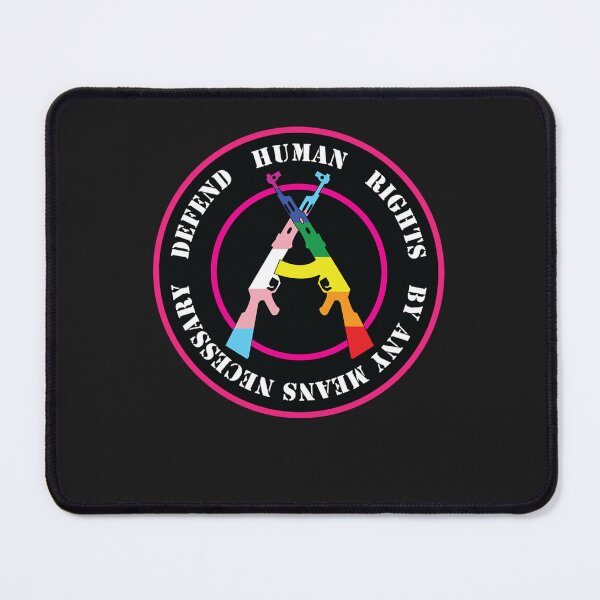 Item preview, Defend Human Rights w Gay & Trans Flag Colors  designed and sold by SETHPATTER.
