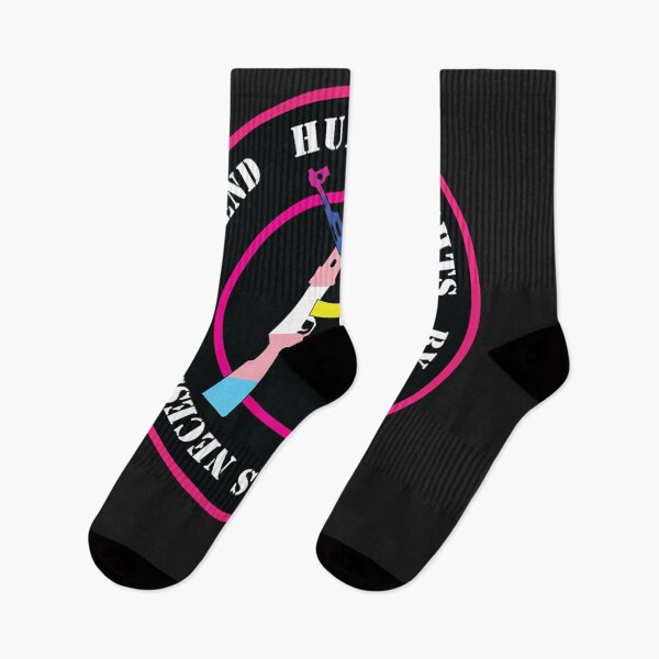 Item preview, Defend Human Rights w Gay & Trans Flag Colors  designed and sold by SETHPATTER.
