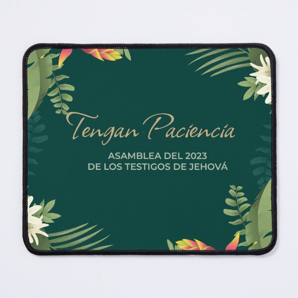Item preview, 2023 Exercise Patience Convention - Leaves Theme-Spanish designed and sold by BestPlannerShop.