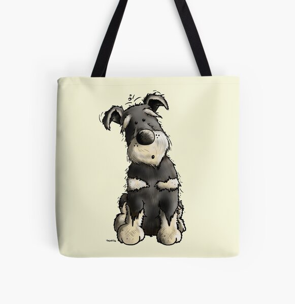 schnauzer tote bag