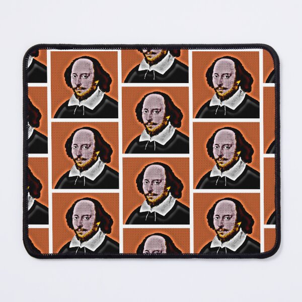 Item preview, Copy of Pop Art Portrait of Shakespeare in Orange Background designed and sold by OnlyPopArt.