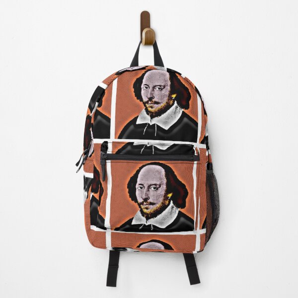 Item preview, Copy of Pop Art Portrait of Shakespeare in Orange Background designed and sold by OnlyPopArt.