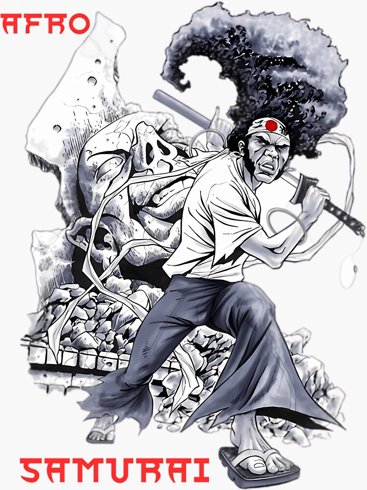 Anime Afro Samurai #k87 Art Print for Sale by SylasHillLux