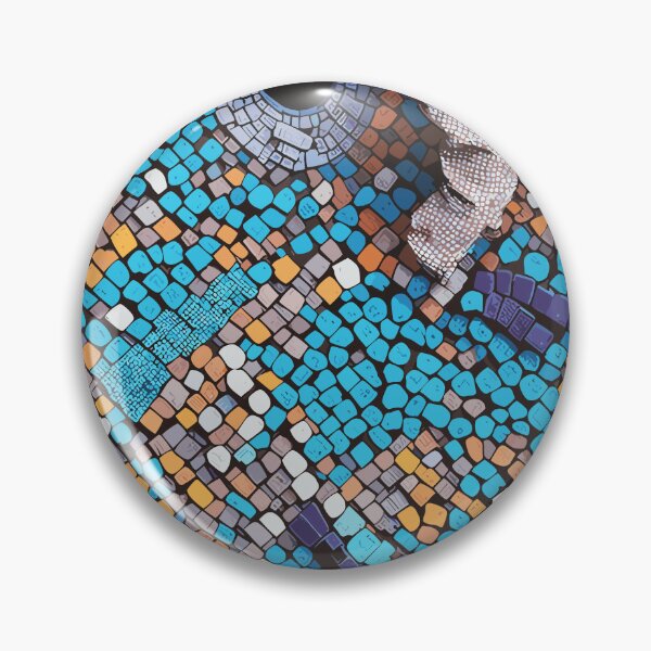 Item preview, Mosaic tiled floor with a variety of colors and patterns designed and sold by Salahuddin190.