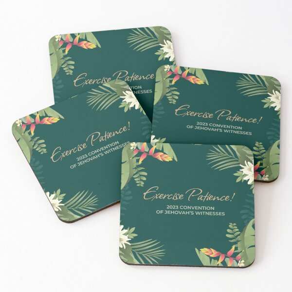 Item preview, 2023 Exercise Patience Convention - Leaves Theme designed and sold by BestPlannerShop.