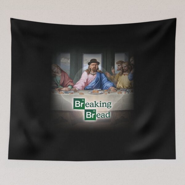 Item preview, Breaking Bread Breaking Bad the last supper designed and sold by EllisSchimmel.