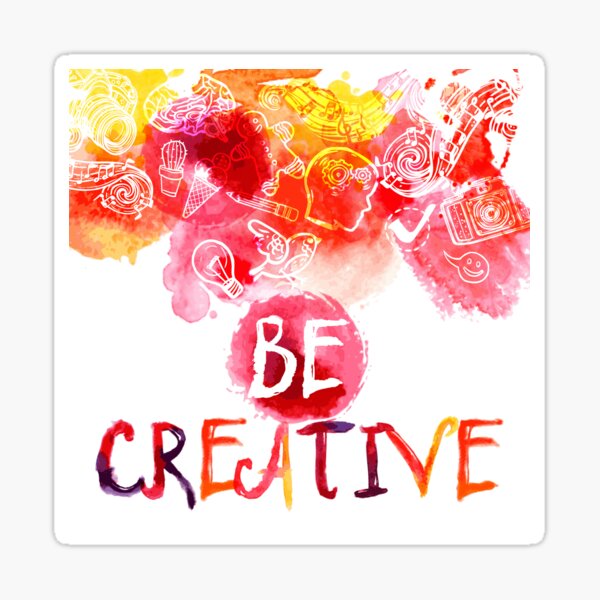 Item preview, Be Creative designed and sold by Angry Swan Designs.