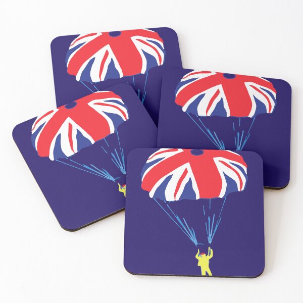 Item preview, Roger Moore Union Jack Parachute Spy Loved Me designed and sold by retromoomin.