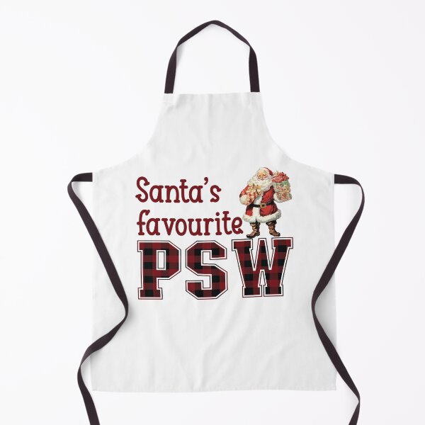 Item preview, Santa's Favourite PSW- Tartan Plaid Christmas Design for Personal Support Workers designed and sold by TaraGbear.