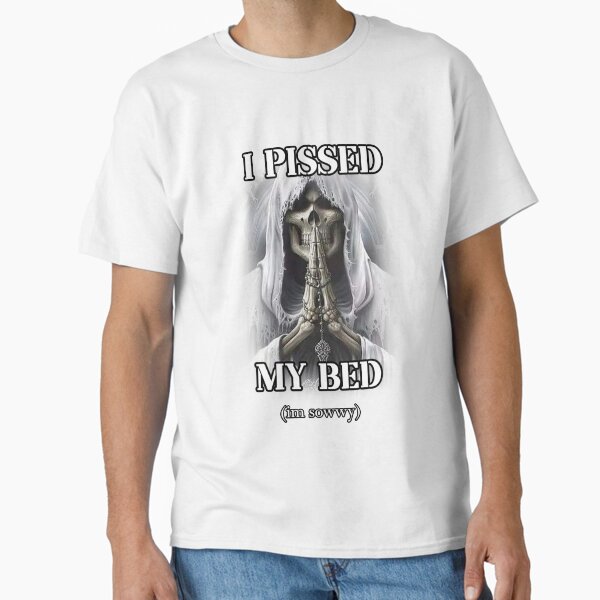 Item preview, i pissed my bed badass skeleton designed and sold by InMyMentalEra.