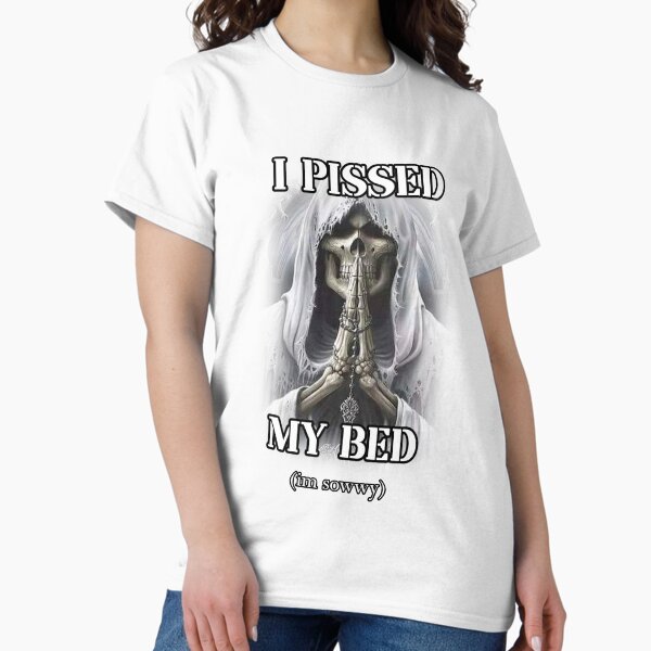 Item preview, i pissed my bed badass skeleton designed and sold by InMyMentalEra.