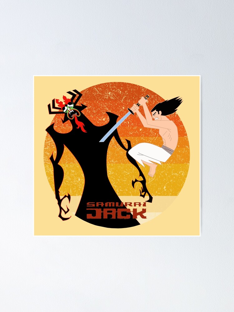 Samurai Jack and Aku 
