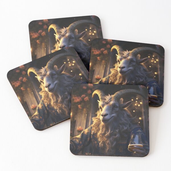 Item preview, Mystical beer drinking goat designed and sold by Myusernameistim.