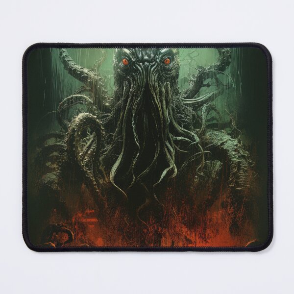 Item preview, Cthulhu Kraken Monster Vintage Horror Movie Poster Painting designed and sold by sμ (smew).